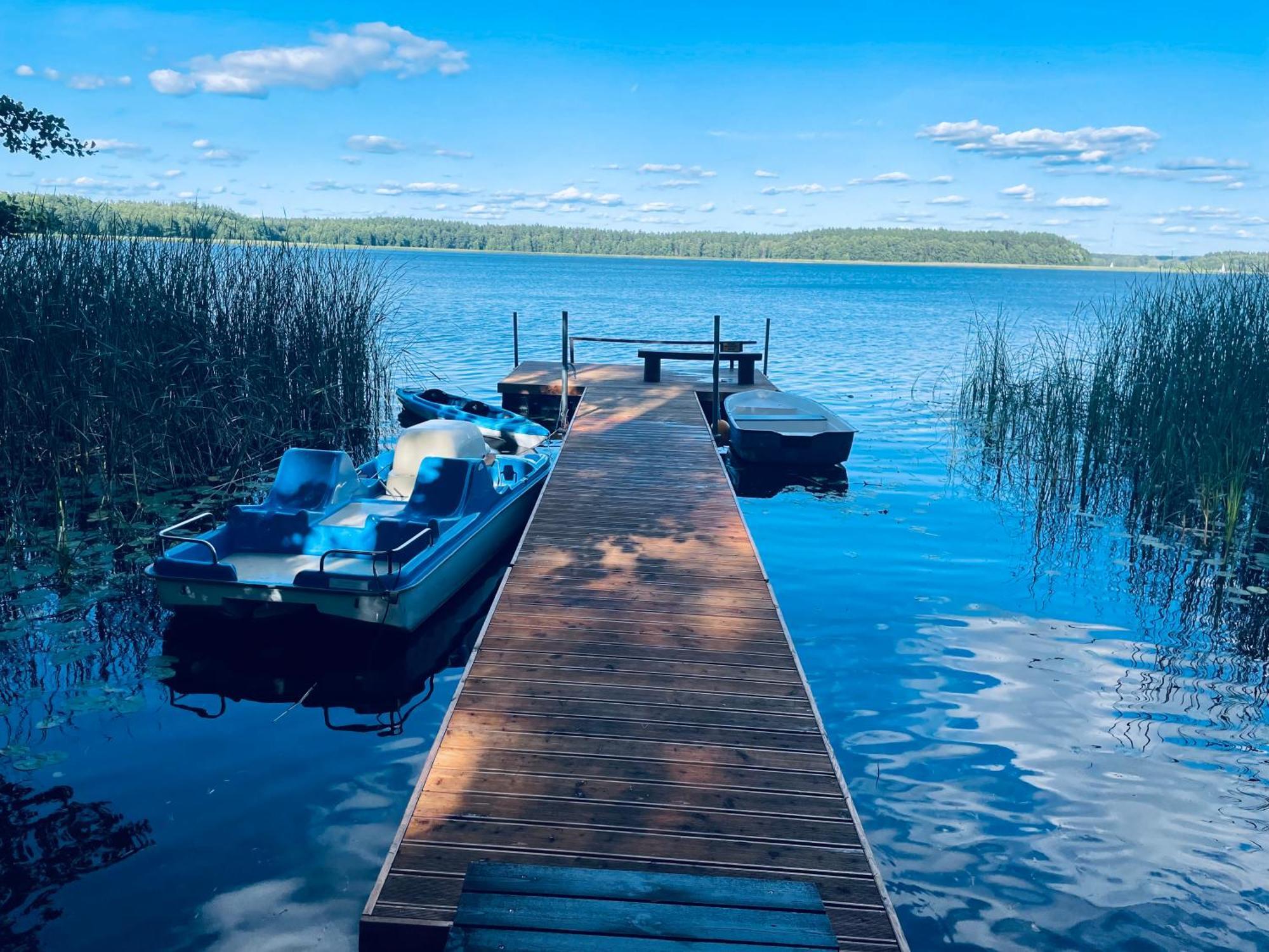 Dom Nad Jeziorem Mazury Pomost Segment 2 Giżycko Zewnętrze zdjęcie