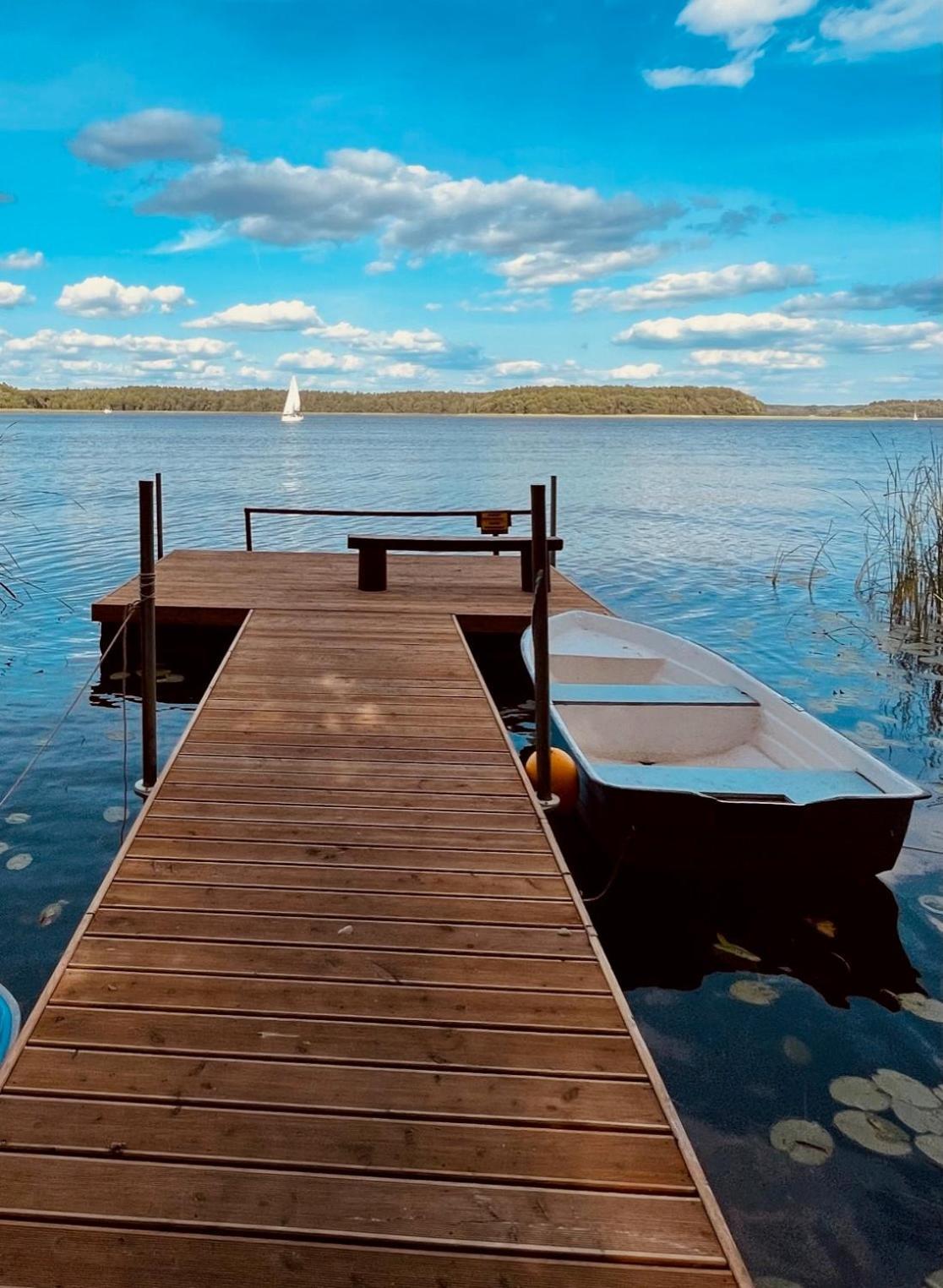 Dom Nad Jeziorem Mazury Pomost Segment 2 Giżycko Zewnętrze zdjęcie